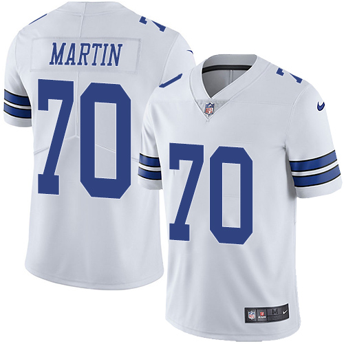 2019 men Dallas Cowboys #70 Martin white Nike Vapor Untouchable Limited NFL Jersey style->dallas cowboys->NFL Jersey
